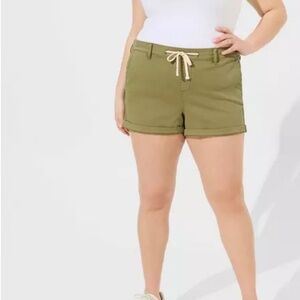 Torrid Tie Front Shorts